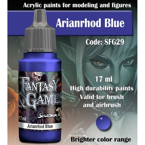 

Миниатюра Scale 75 USA Fantasy & Games Paint: Arianrhod Blue (17ml)