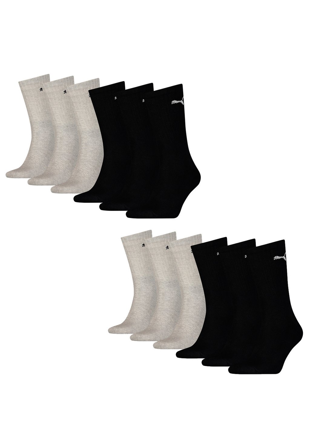 Спортивные носки 12 PAIR PACK Puma, цвет black/grey