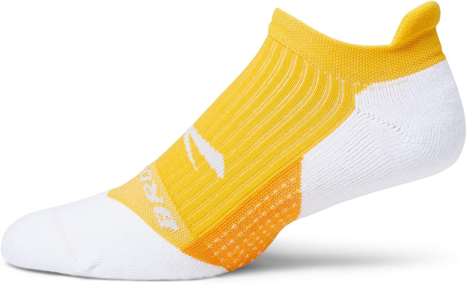 

Носки для неявки с призраками Brooks, цвет Sun Glow/Marigold/White
