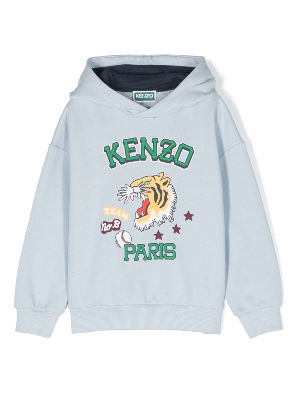 

Kenzo Kids худи с логотипом, синий