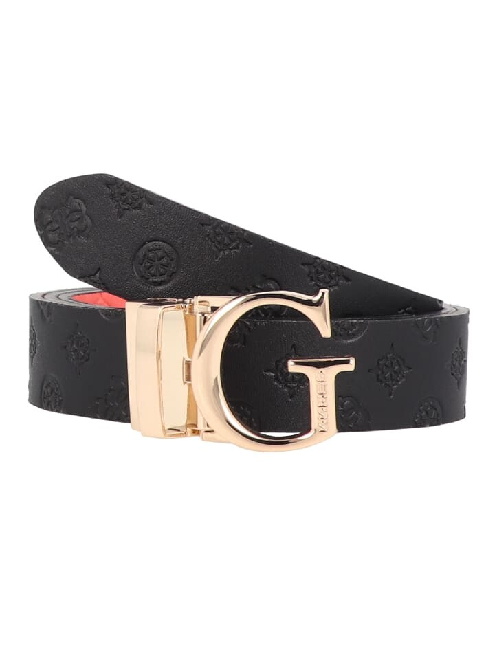 

Ремень Guess, цвет black multi