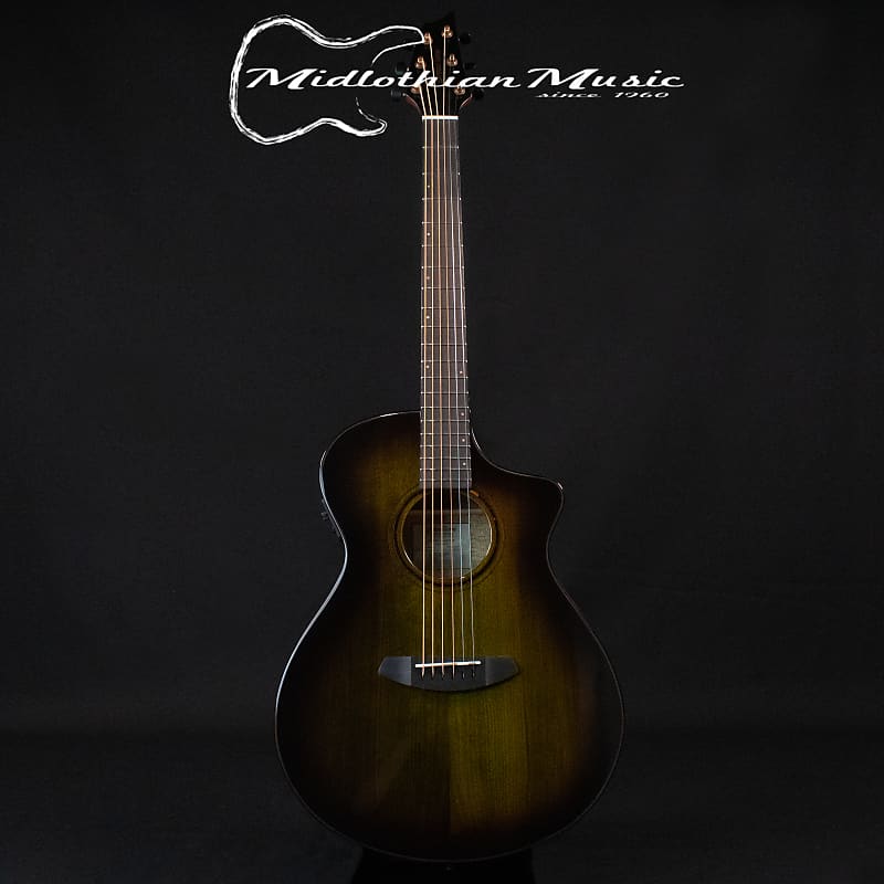 цена Акустическая гитара Breedlove Limited-Edition Pursuit Exotic Concert - Acoustic-Electric Guitar - Earthsong Burst Gloss Finish