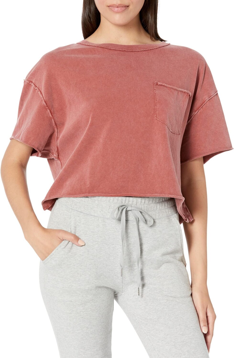 

Fade Into You с коротким рукавом Free People, цвет Russet Acorn