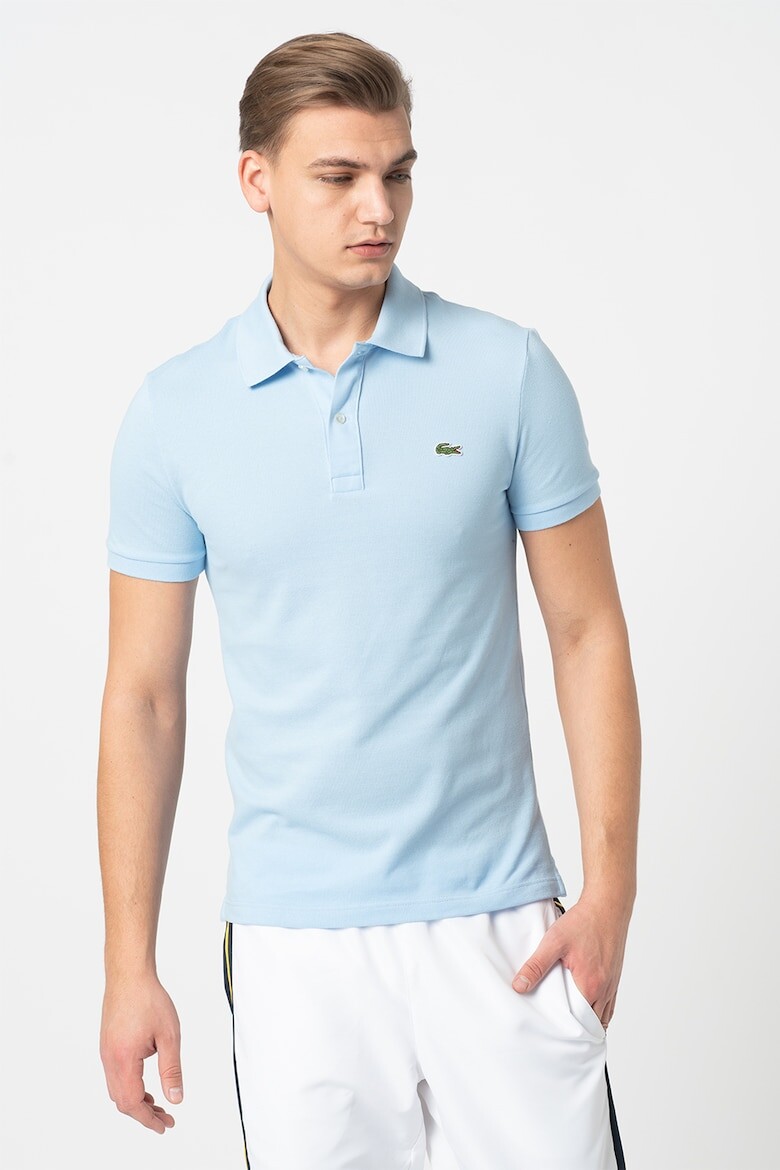 

Футболка из пике с воротником Lacoste, лавандовый