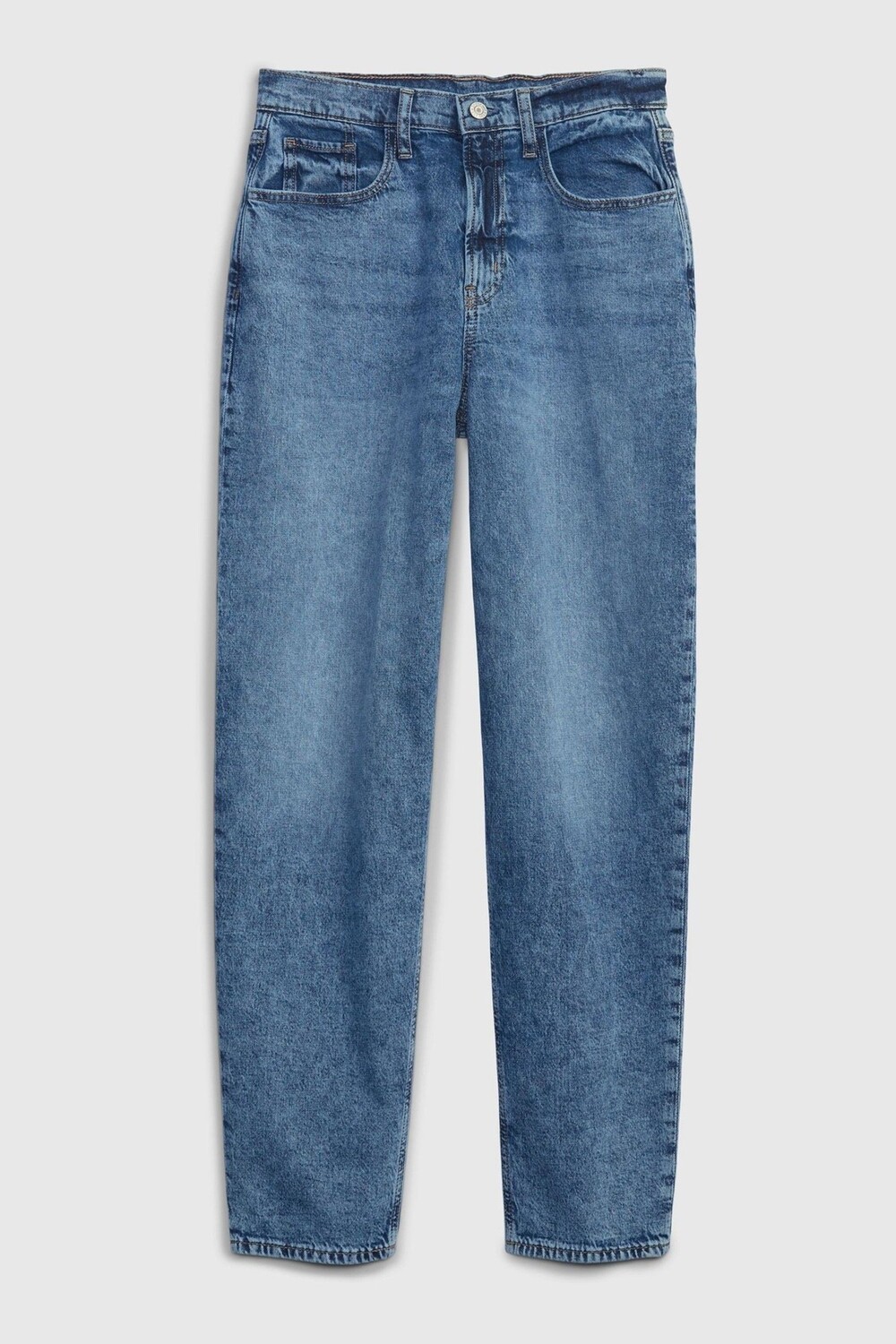 

Джинсы Mom Fit с завышенной талией Gap, синий