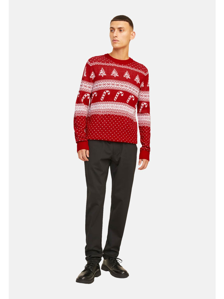 

Пуловер Jack & Jones XMAS GABRIEL, красный