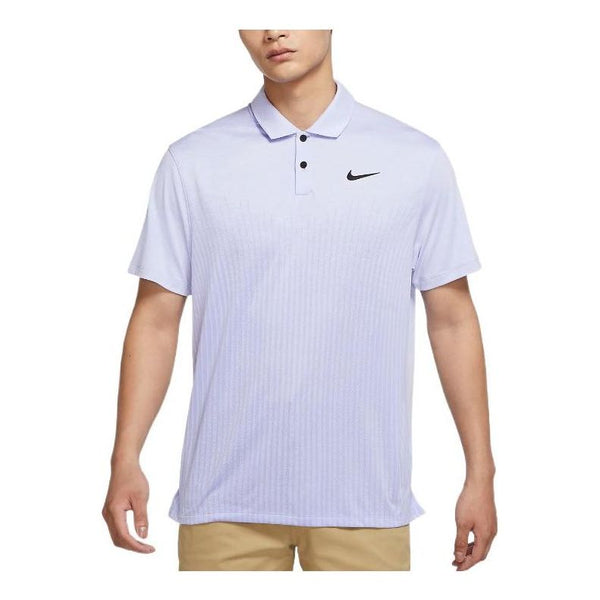 

Футболка Men's Nike Dri-FIT ADV Solid Color Golf Short Sleeve Purple Polo Shirt, фиолетовый