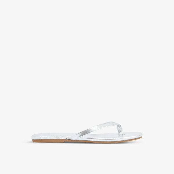 

Брендовые кожаные сандалии Melissa Odabash, серебряный