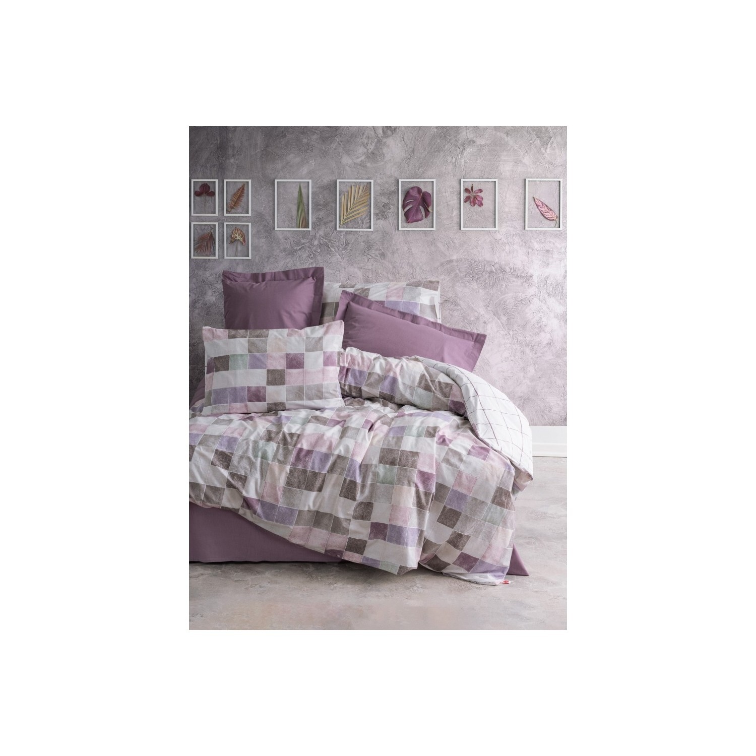 

Минимальный Комплект постельного белья из хлопковой коробки Maro Dried Rose