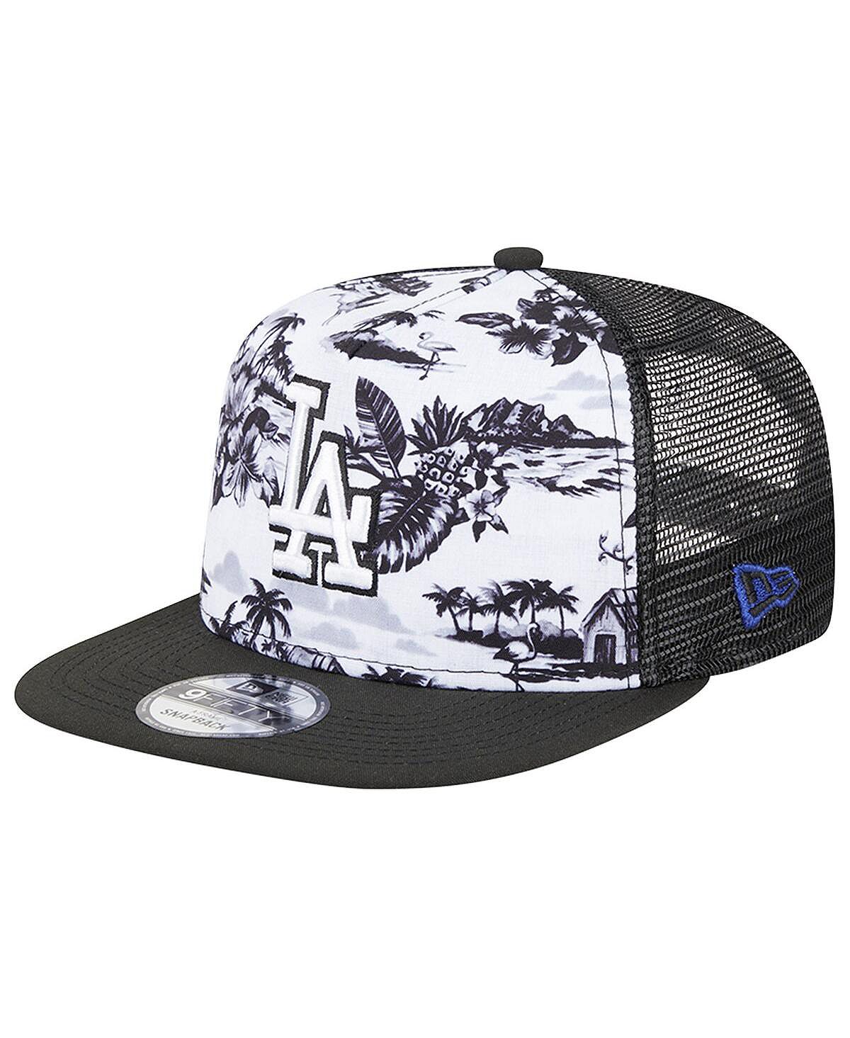 

Мужская бело-черная кепка Los Angeles Dodgers Vacay 2.0 A-Frame Trucker 9FIFTY Snapback New Era