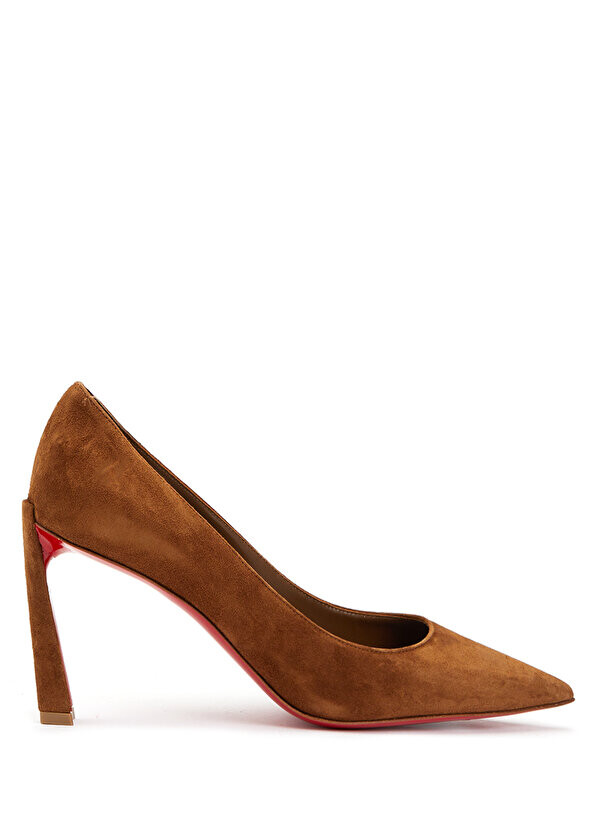 

Светло-коричневые кожаные туфли на каблуке condora Christian Louboutin