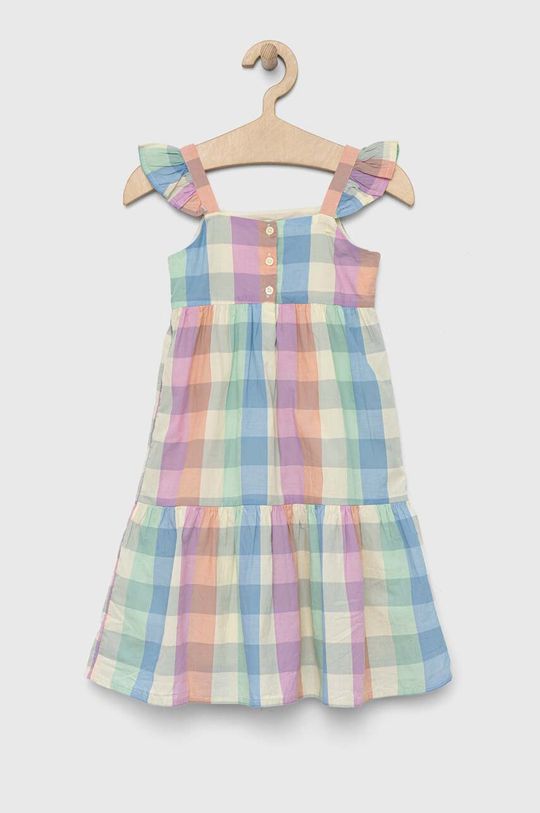 Платье из хлопка для маленькой девочки Gap, мультиколор платье из хлопка для маленькой девочки gap синий