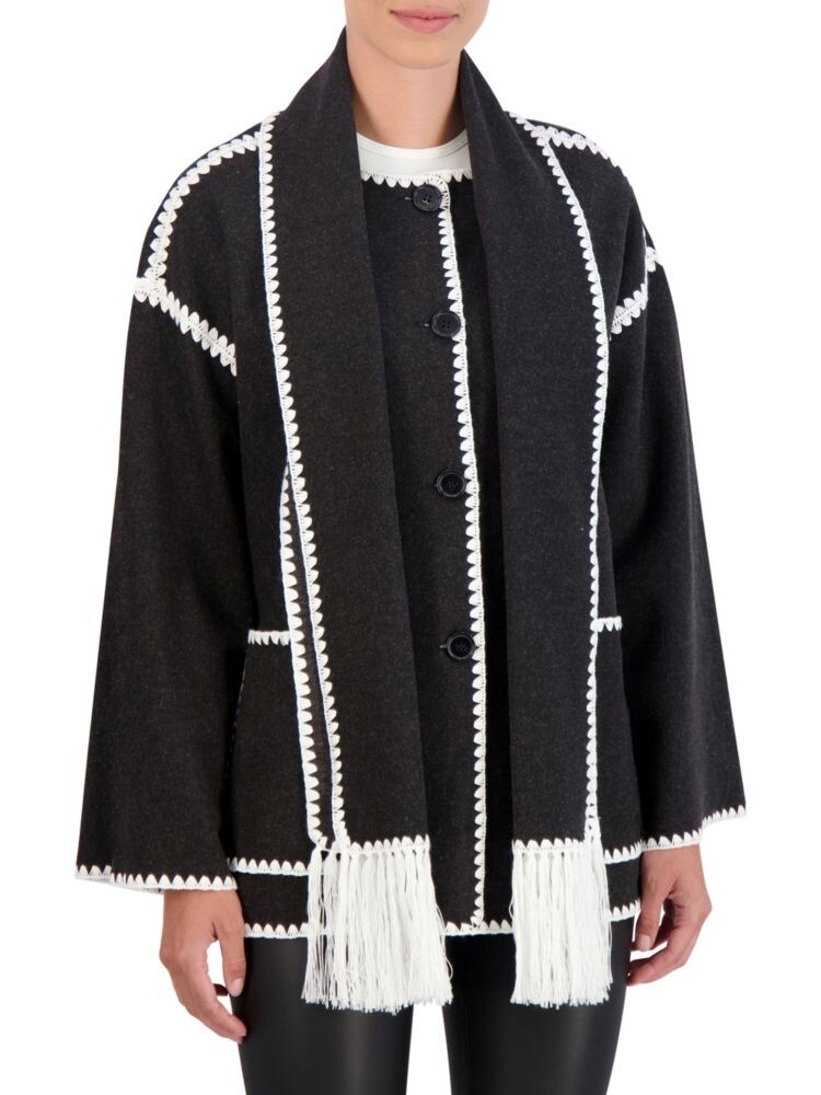 

Комплект из 2 шарфов и куртки Whipstitch Ookie & Lala, цвет Dark Charcoal
