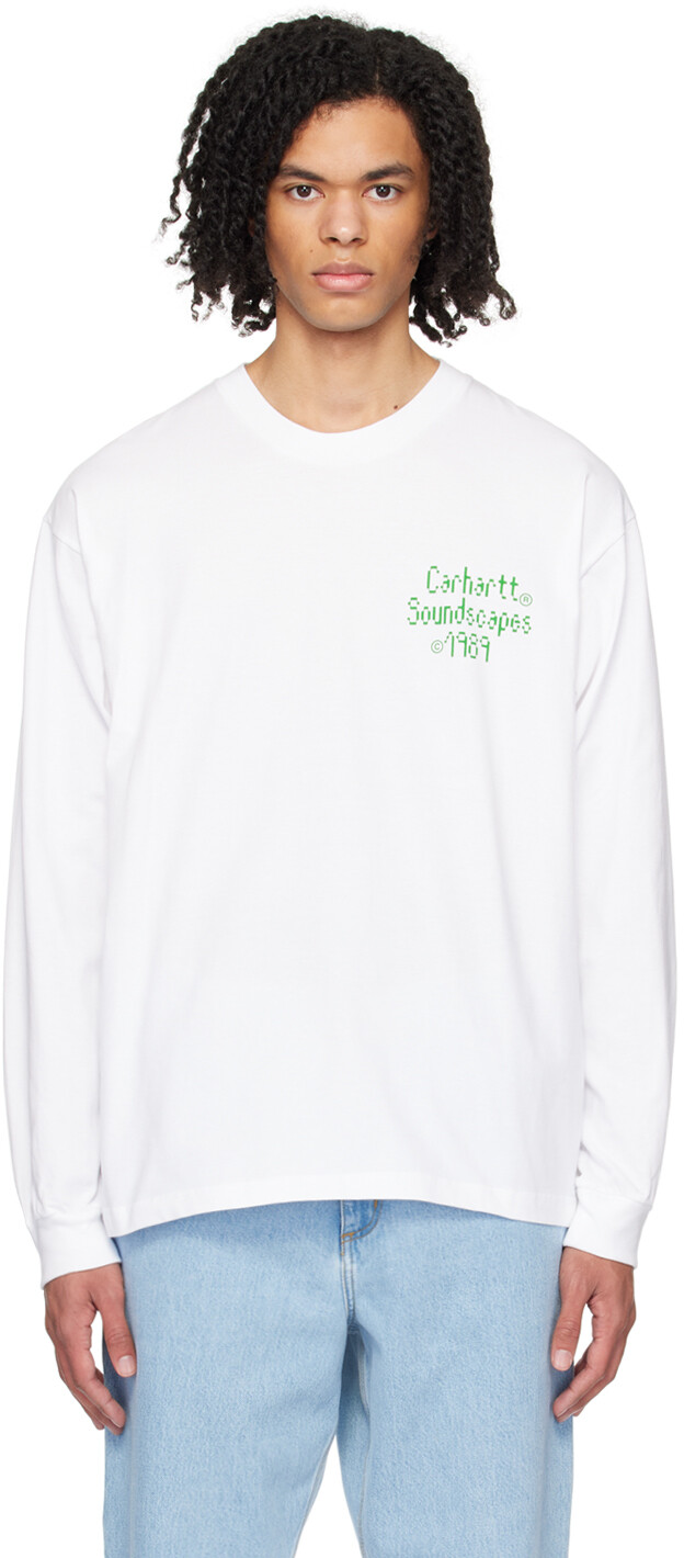 

Белая футболка с длинным рукавом Soundface Carhartt Work In Progress