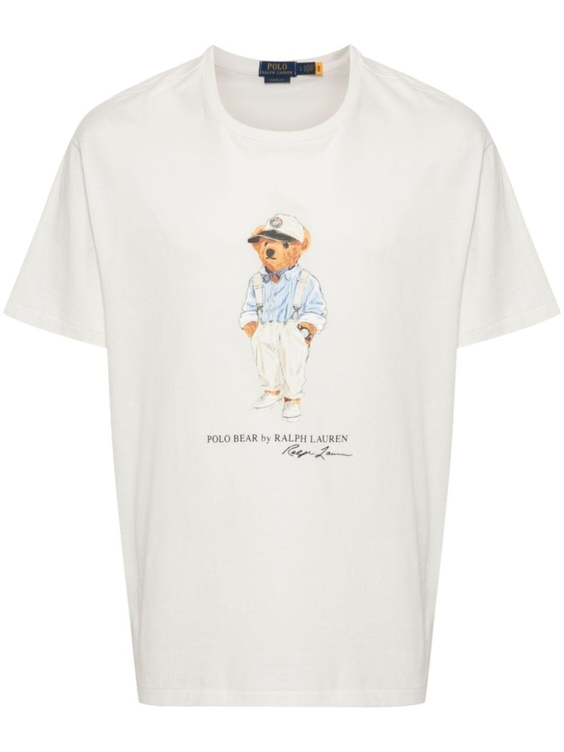 

Polo Ralph Lauren футболка с принтом Polo Bear, нейтральный цвет