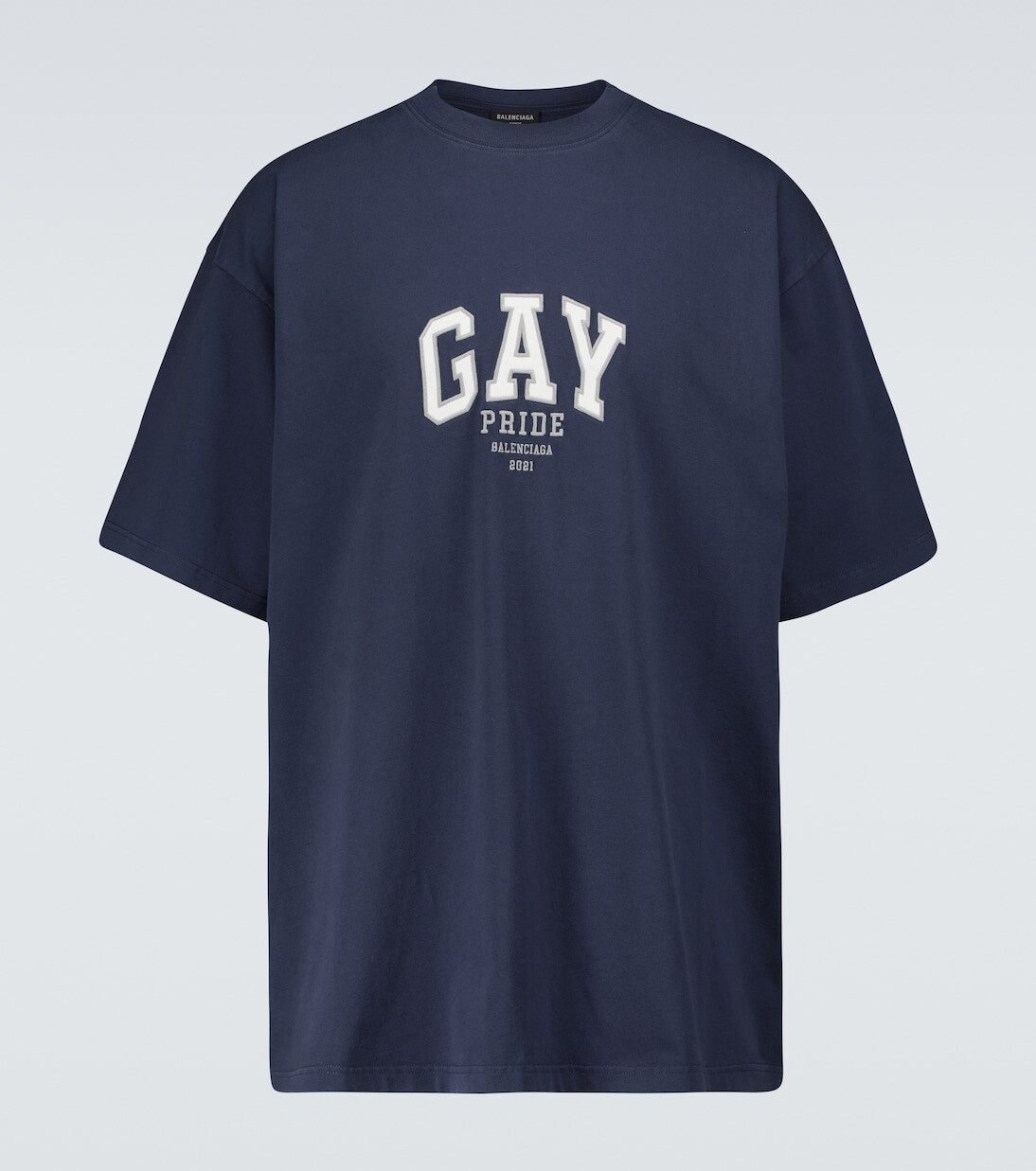 

Футболка pride свободного кроя Balenciaga, синий