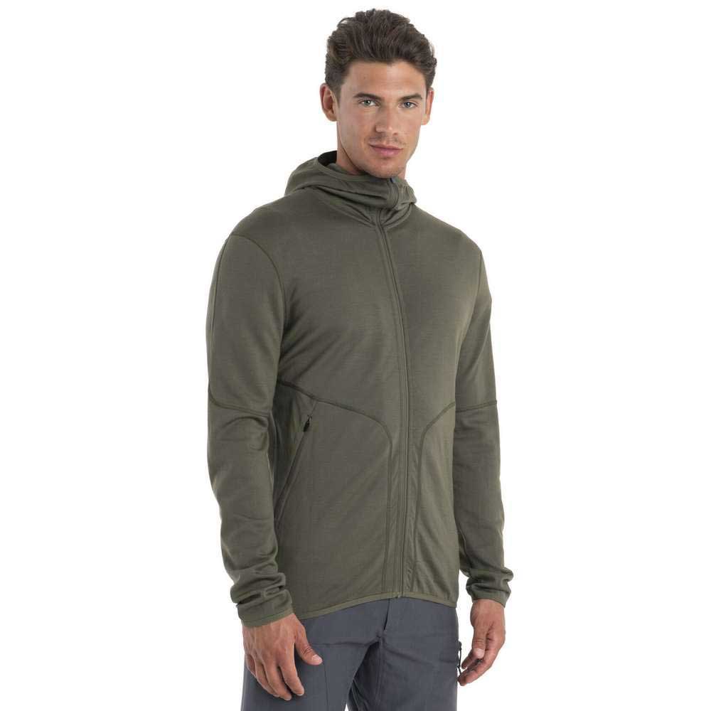 

Толстовка Icebreaker 560 Realfleece Elemental II Merino Half Zip, зеленый