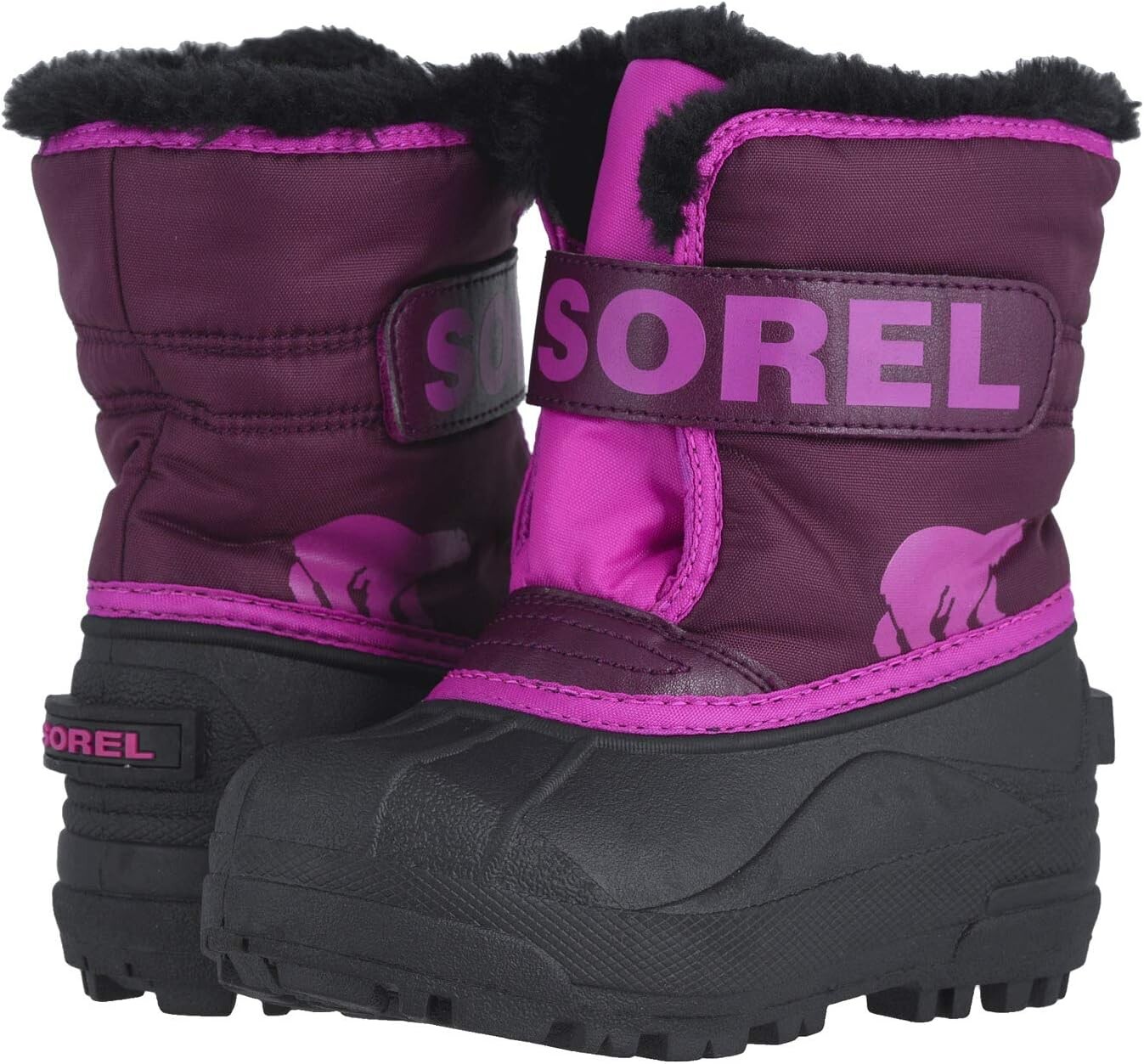

Зимние ботинки Snow Commander SOREL, цвет Purple Dahlia/Groovy Pink