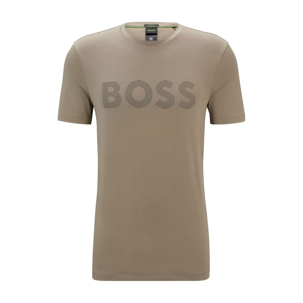 

Футболка с коротким рукавом BOSS Active, бежевый