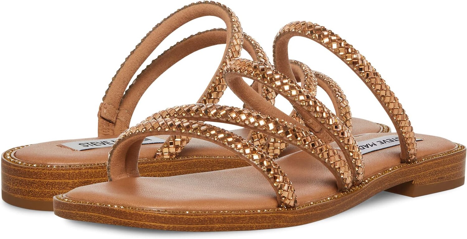 

Сандалии на плоской подошве Starie Sandal Steve Madden, золото