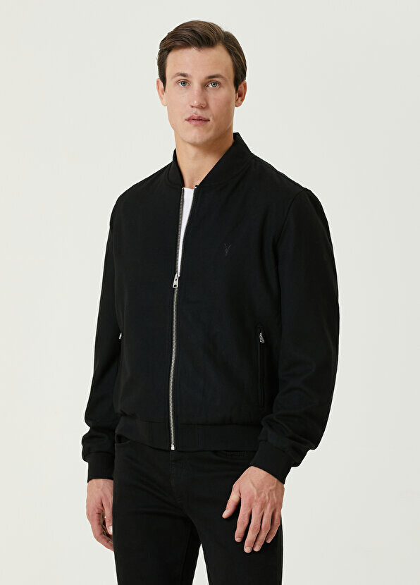 

Черный бомбер bardsley AllSaints
