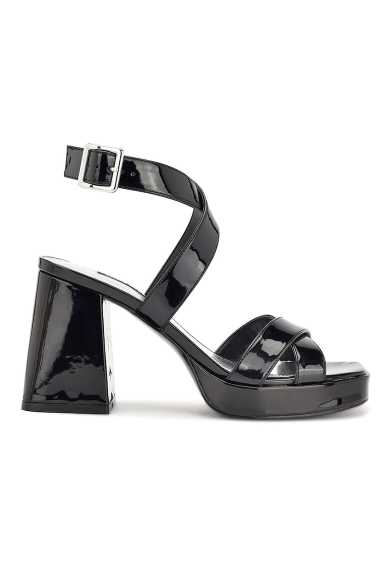 

Подберите лакированные босоножки на массивном каблуке Nine West, черный
