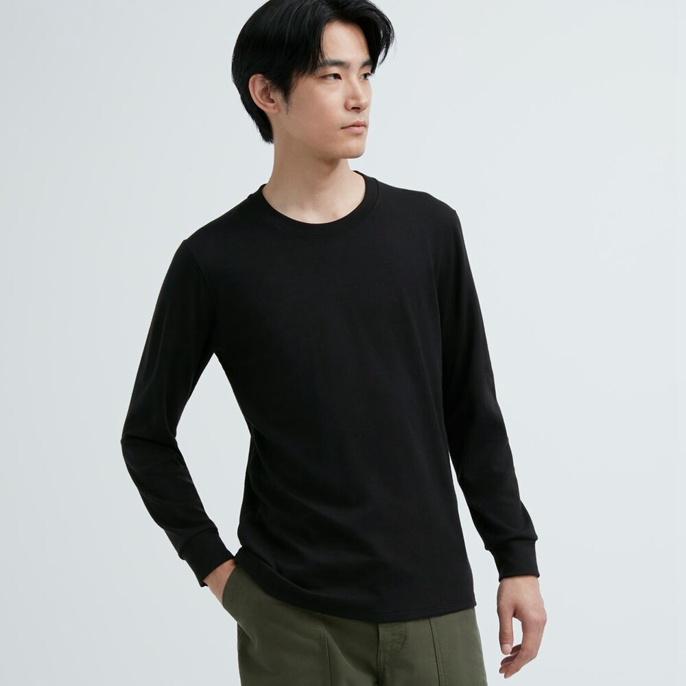 

Нижнее белье Uniqlo HEATTECH с круглым вырезом, черный