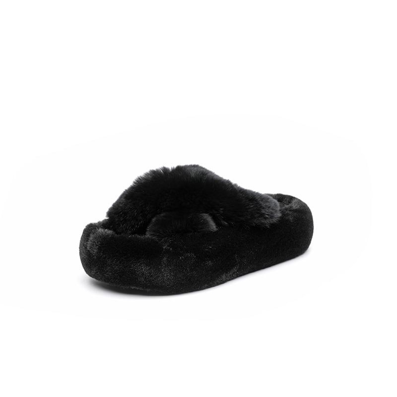 

Шлепанцы женские Moon Buds, цвет Velvet black 01T