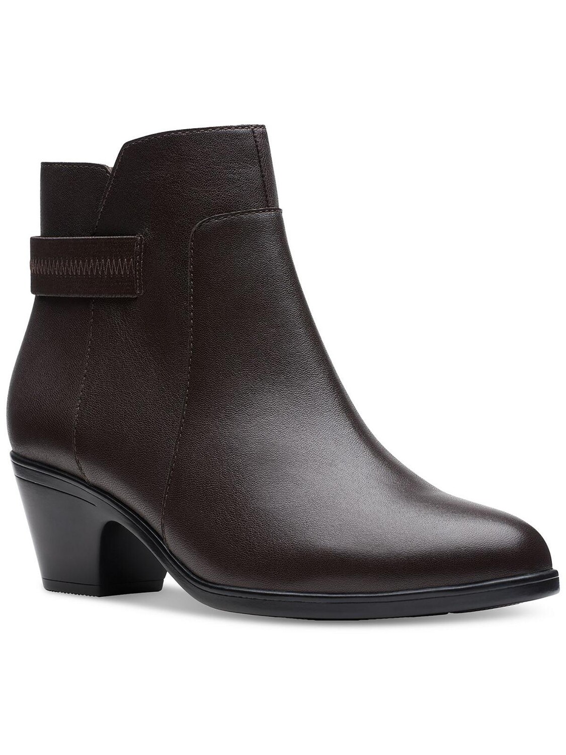 

Женские кожаные ботильоны Emily 2 Holly Clarks, цвет Dark Brown Leather