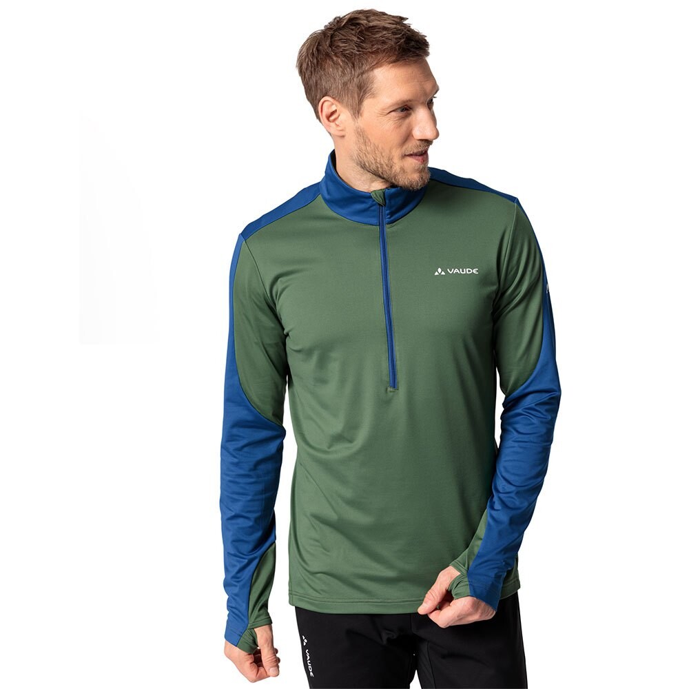 

Футболка с длинным рукавом VAUDE Livigno II Half Zip, зеленый