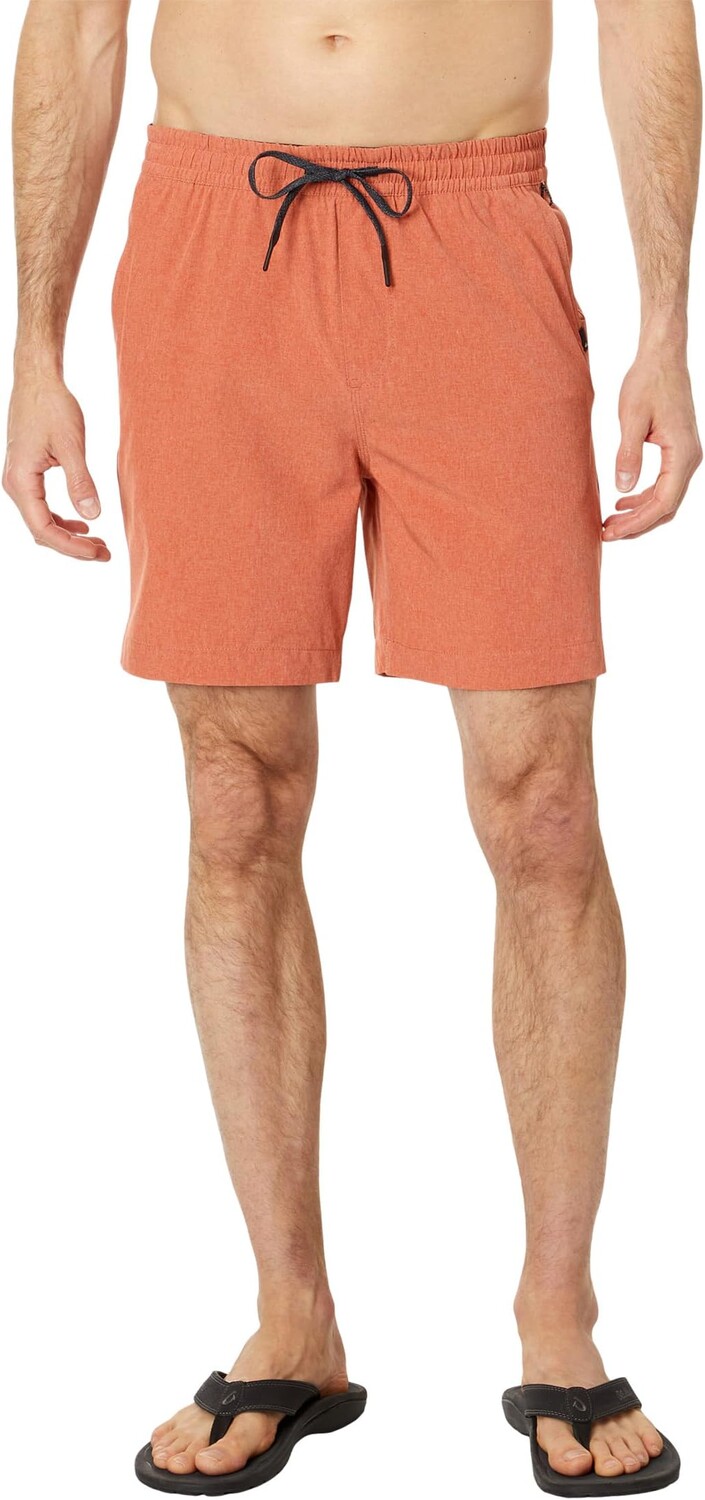 

Шорты-амфибии Taxer Heather 18 дюймов Quiksilver, цвет Baked Clay