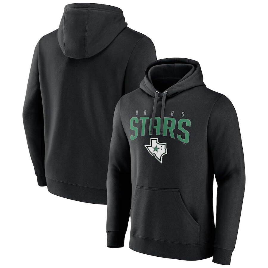 

Пуловер с капюшоном Fanatics Branded Dallas Stars, черный
