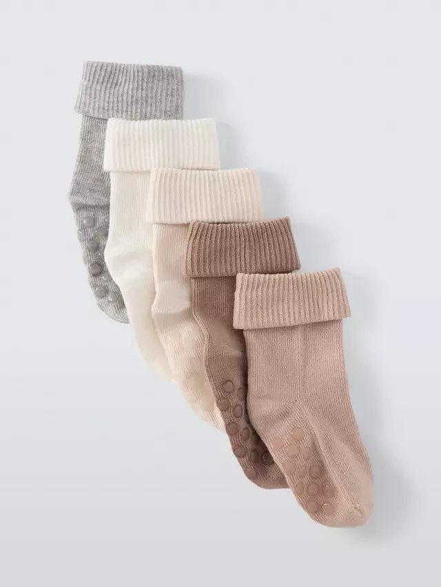 

Носки John Lewis Baby Organic Cotton Rich, разноцветный