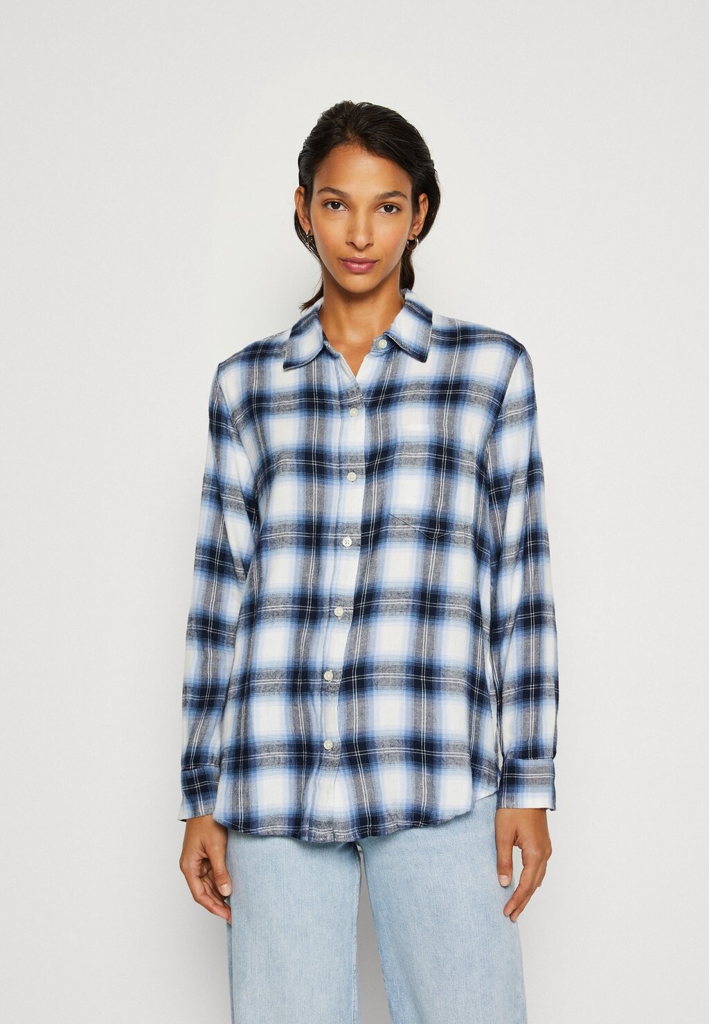 

Рубашка GAP DRAPEY, цвет blue plaid