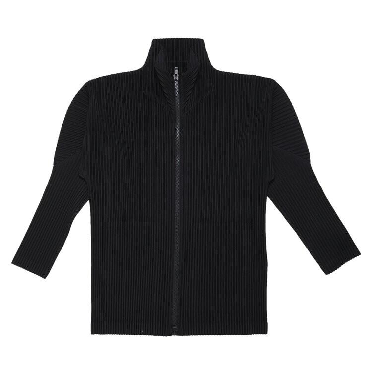 Кардиган Homme Plissé Issey Miyake Basics Zip Up 'Black', черный