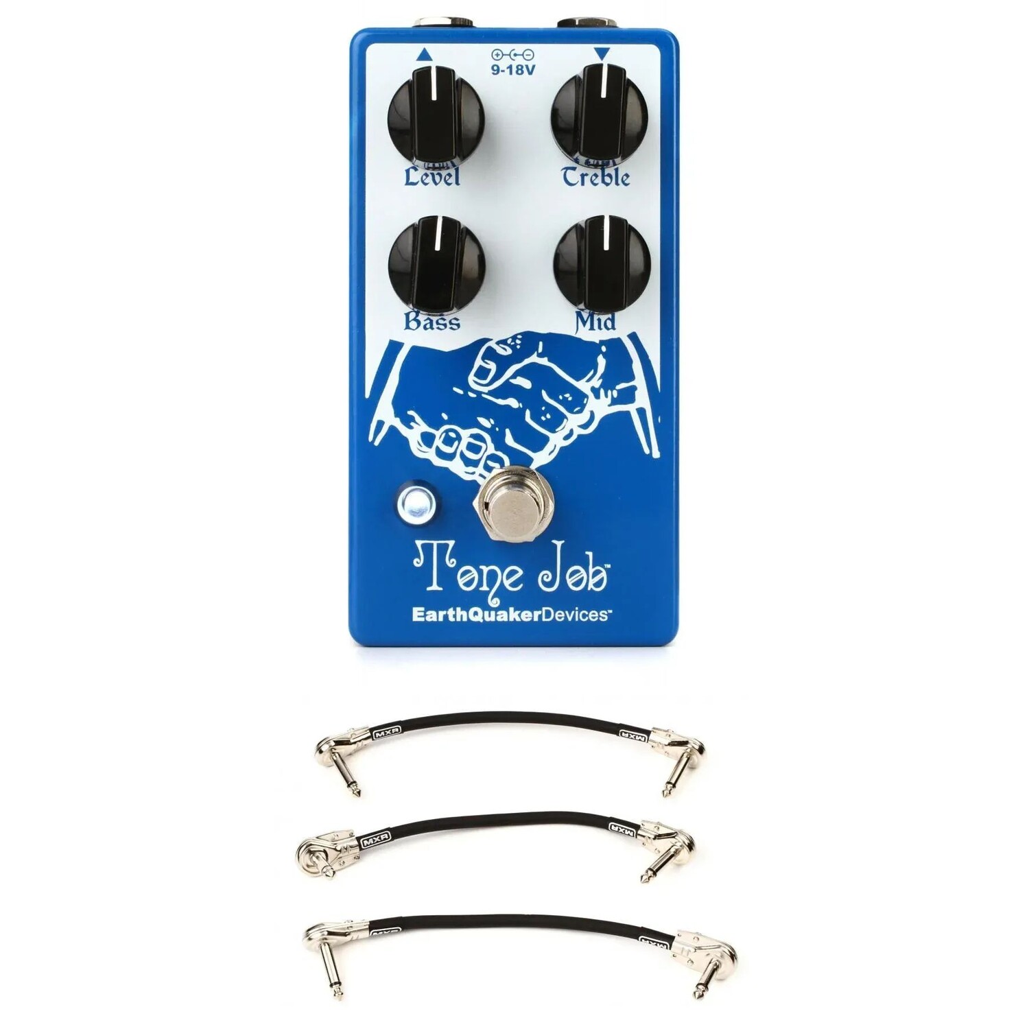 

EarthQuaker Devices Tone Job V2 EQ и педаль Boost с 3 соединительными кабелями