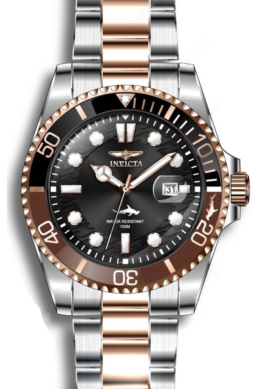 

Часы pro дайвер 44717 43 мм Invicta, серебряный
