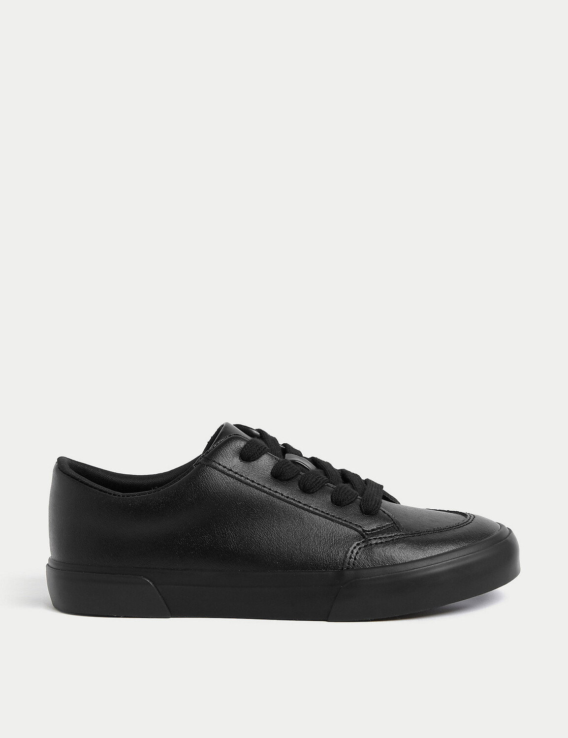 

Детские кожаные школьные туфли Freshfeet (2½ больших - 9 больших) Marks & Spencer, черный