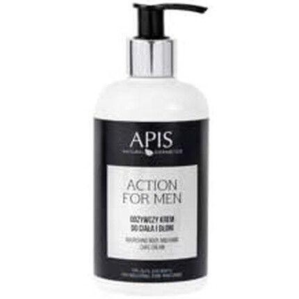

Крем для ухода за телом и руками 300мл, Apis Action For Men Nourishing