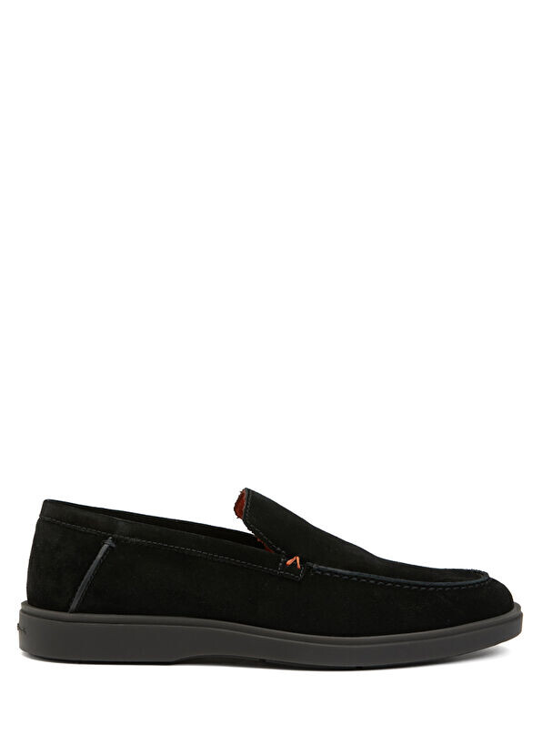 

Мужские кожаные лоферы Santoni, черный