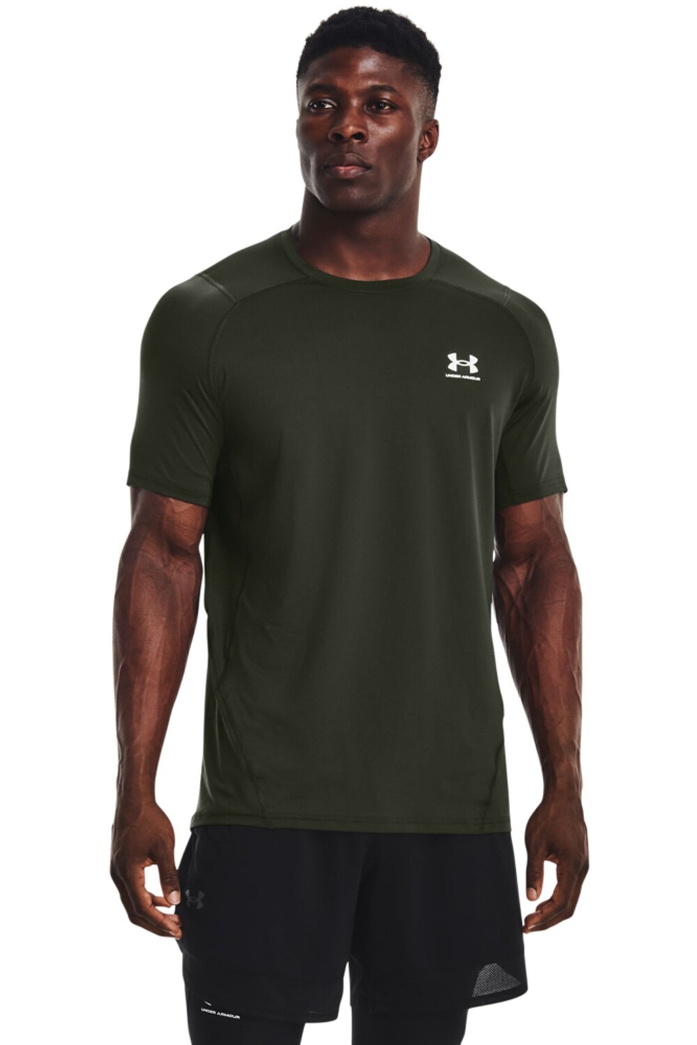 

Футболка Heat Gear цвета хаки Under Armour, зеленый