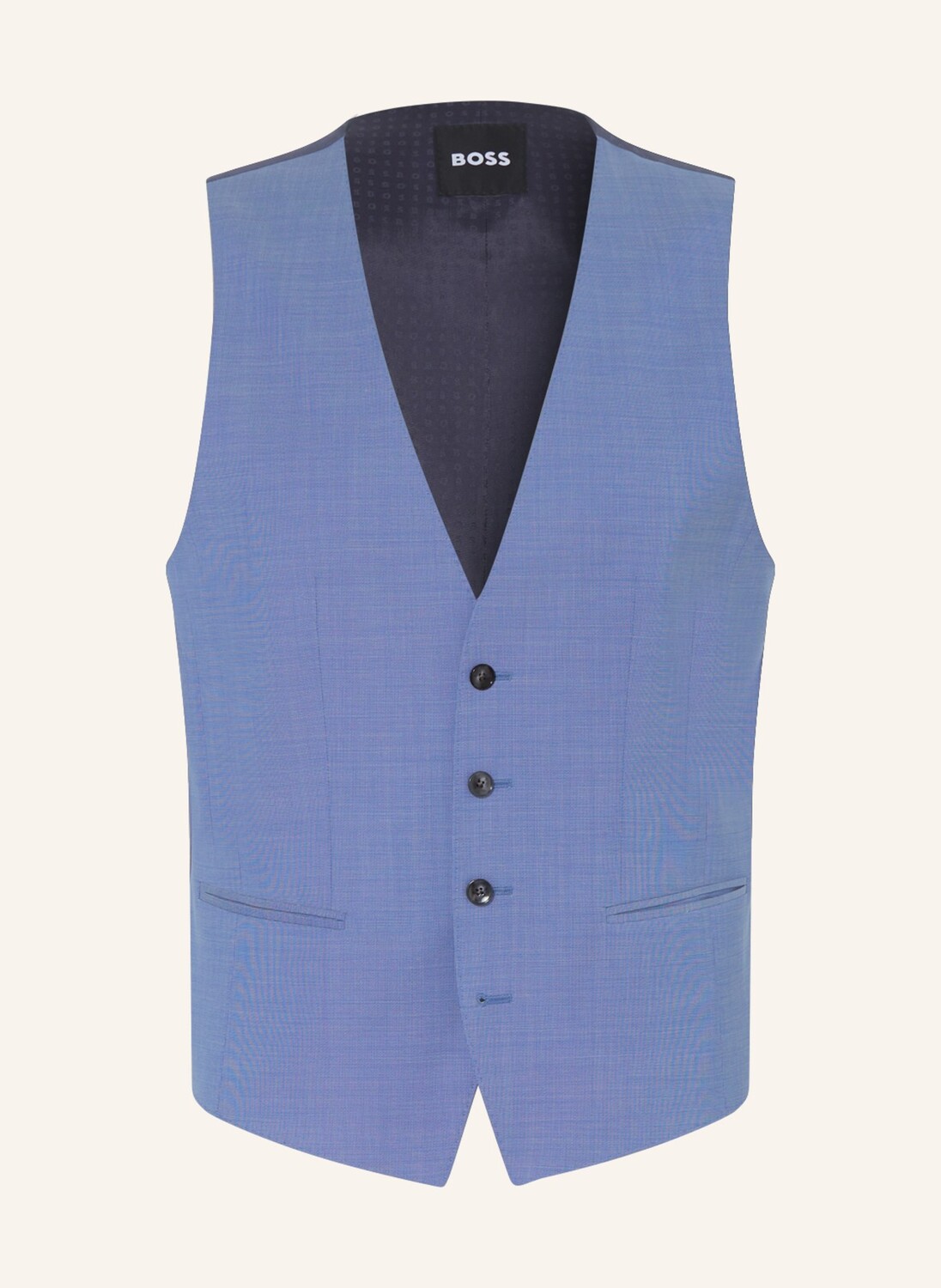 

Жилет BOSS HUGE Slim Fit, синий