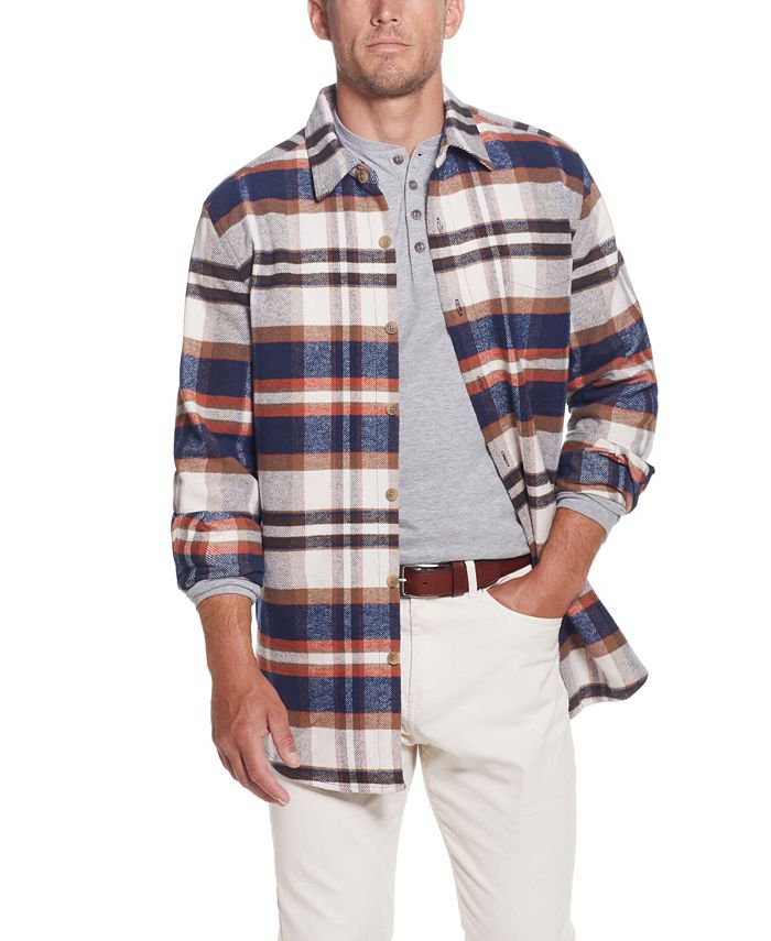 цена Мужская фланелевая куртка-рубашка без подкладки Lumberjack Weatherproof Vintage, цвет Natural