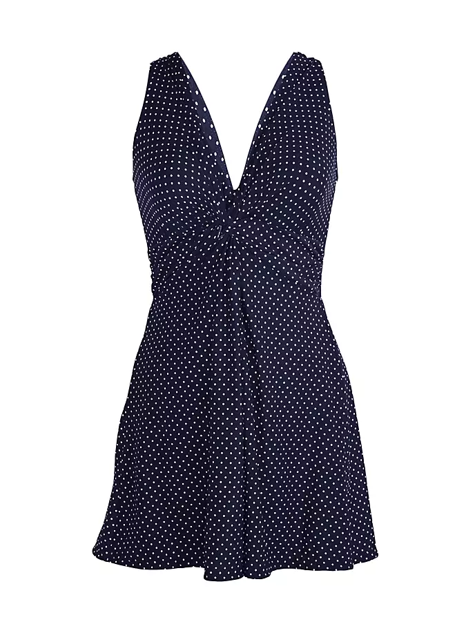 

Платье для плавания в горошек Pin Point Marais Miraclesuit Swim, синий