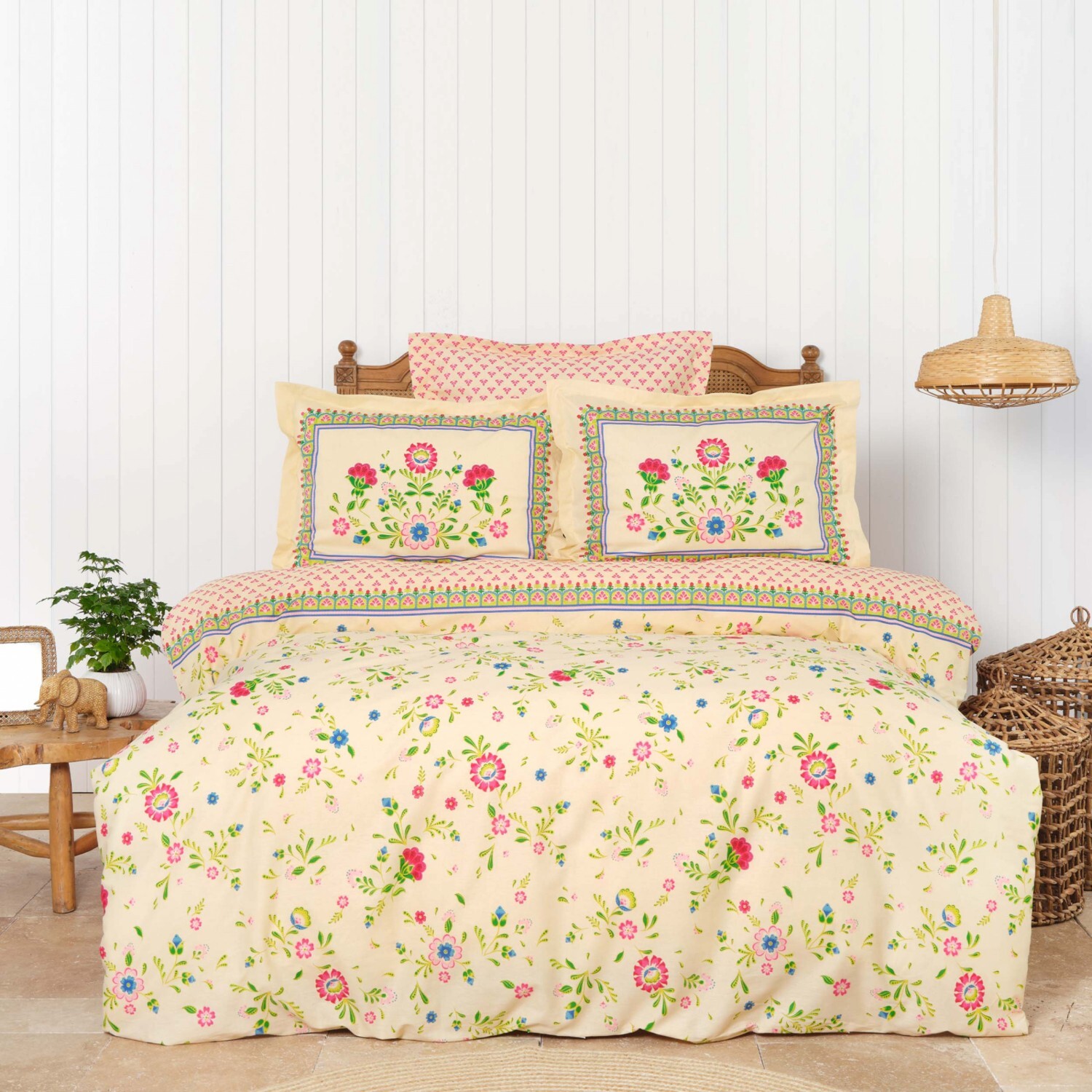 

Karaca Home Elsa Зеленый Комплект постельного белья из 100 % хлопка