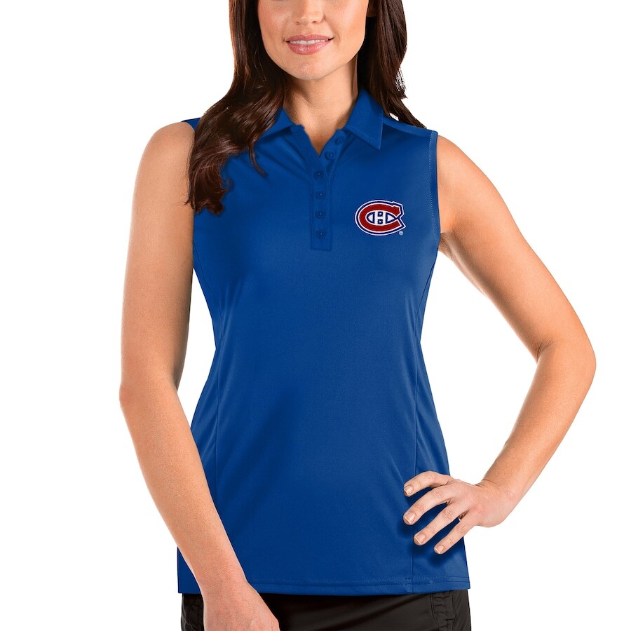 

Поло без рукавов Antigua Montreal Canadiens, роял