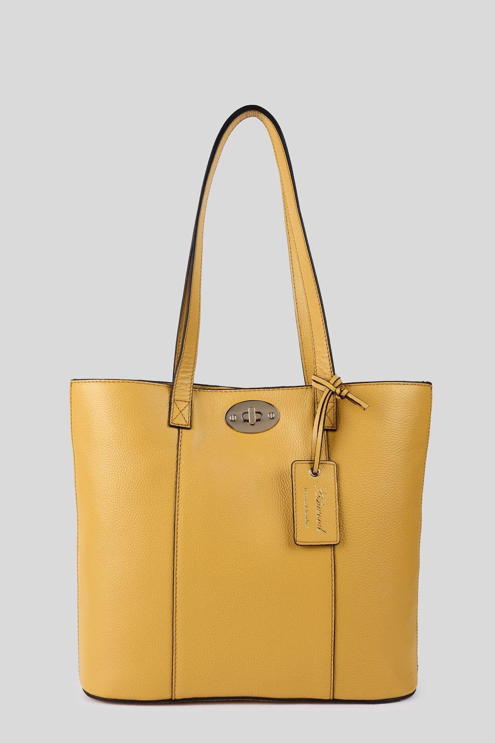 Сумка-тоут из натуральной кожи 'Elegante Firenze' Ashwood Leather, желтый