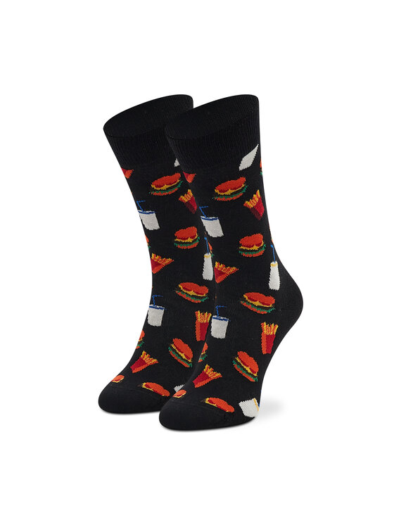 Высокие носки унисекс Happy Socks, черный
