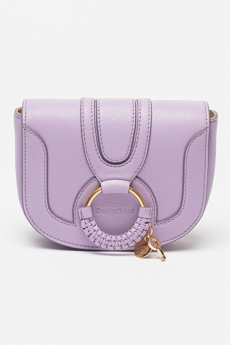 

Кожаная сумка See By Chloé, фиолетовый