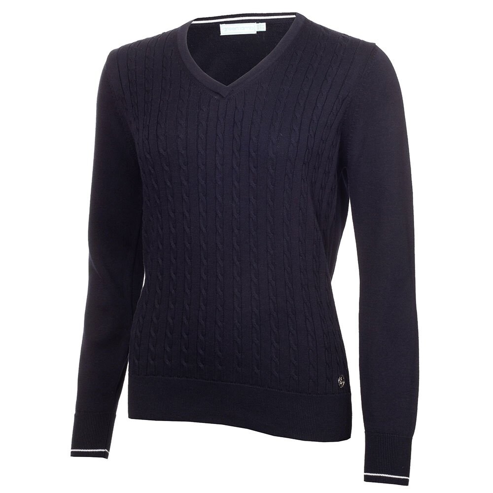 

Свитер Green Lamb Nellie Cable V Neck, синий